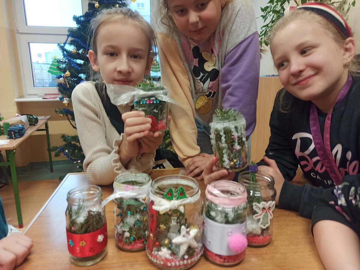 Eko-ozdoby w wykonaniu Klasy Patronackiej