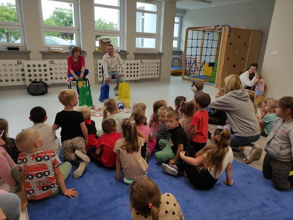 O segregacji odpadów z przedszkolakami z gminy Krzyż Wielkopolski