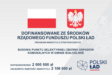 Polski Ład: postępowanie na roboty budowlane w Białośliwiu