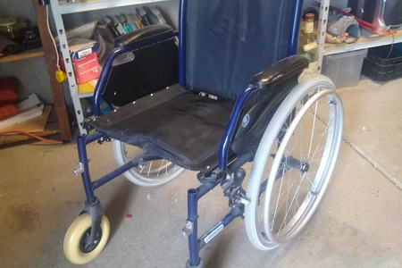 Wózek inwalidzki w PSZOK-u w Pile. Można odebrać