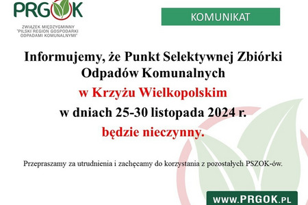 PSZOK Krzyż Wielkopolski - informacja