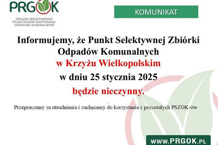 PSZOK Krzyż Wielkopolski - informacja