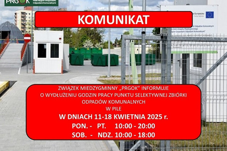 PSZOK Piła - komunikat