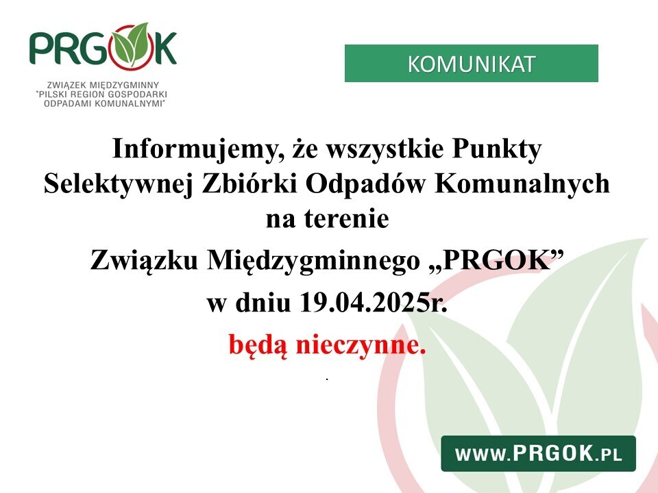 PSZOK - informacja
