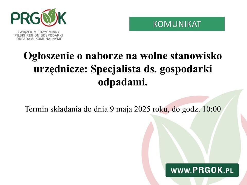 Ogłoszenie o naborze 