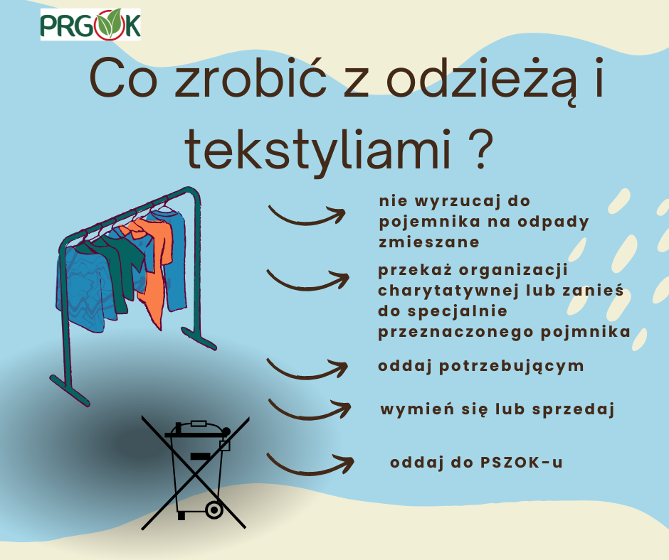 Co zrobić z odzieżą i tekstyliami?