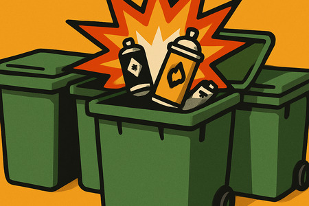 Co zrobić z odpadami niebezpiecznymi łatwopalnymi.