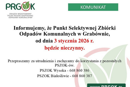PSZOK Grabówno - Informacja