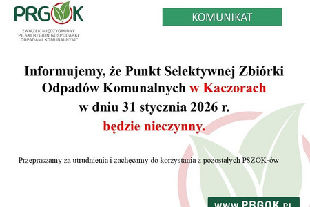 PSZOK Kaczory - informacja