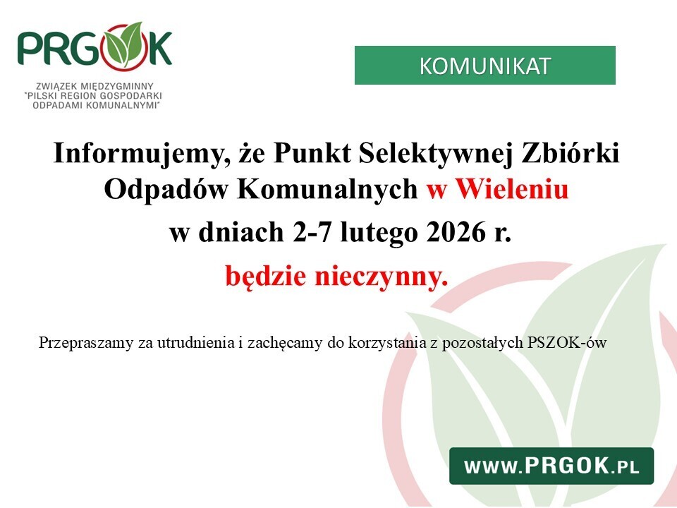 PSZOK Wieleń - informacja