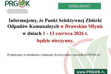 PSZOK Drawski Młyn - informacja